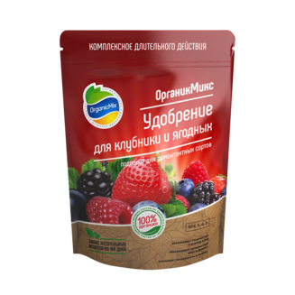 Удобрение ОрганикМикс для клубники и ягодных 2,8 кг